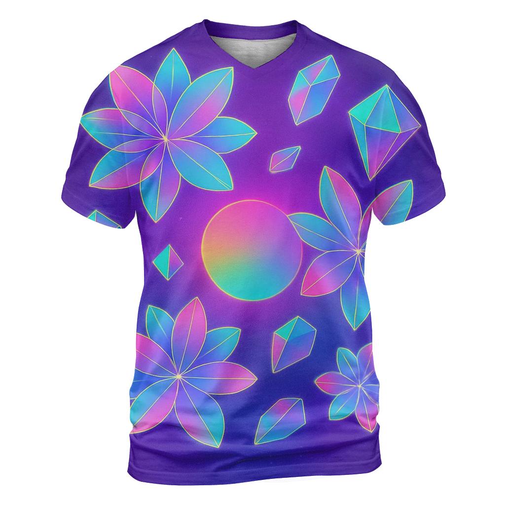 Neon Bloom Gravity Garden personalized full print shirts