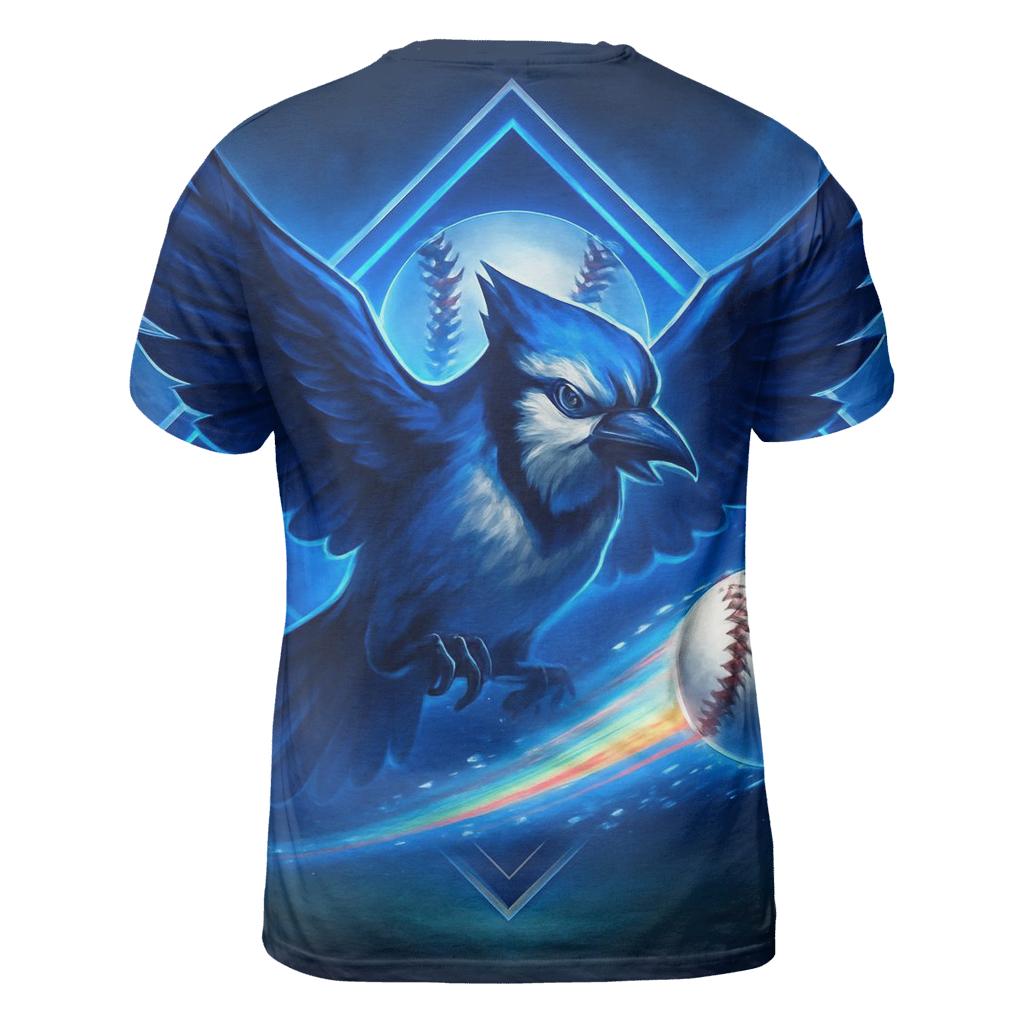 Blue Jays Aurora Diamond Breakthrough vibrant all-over design tees