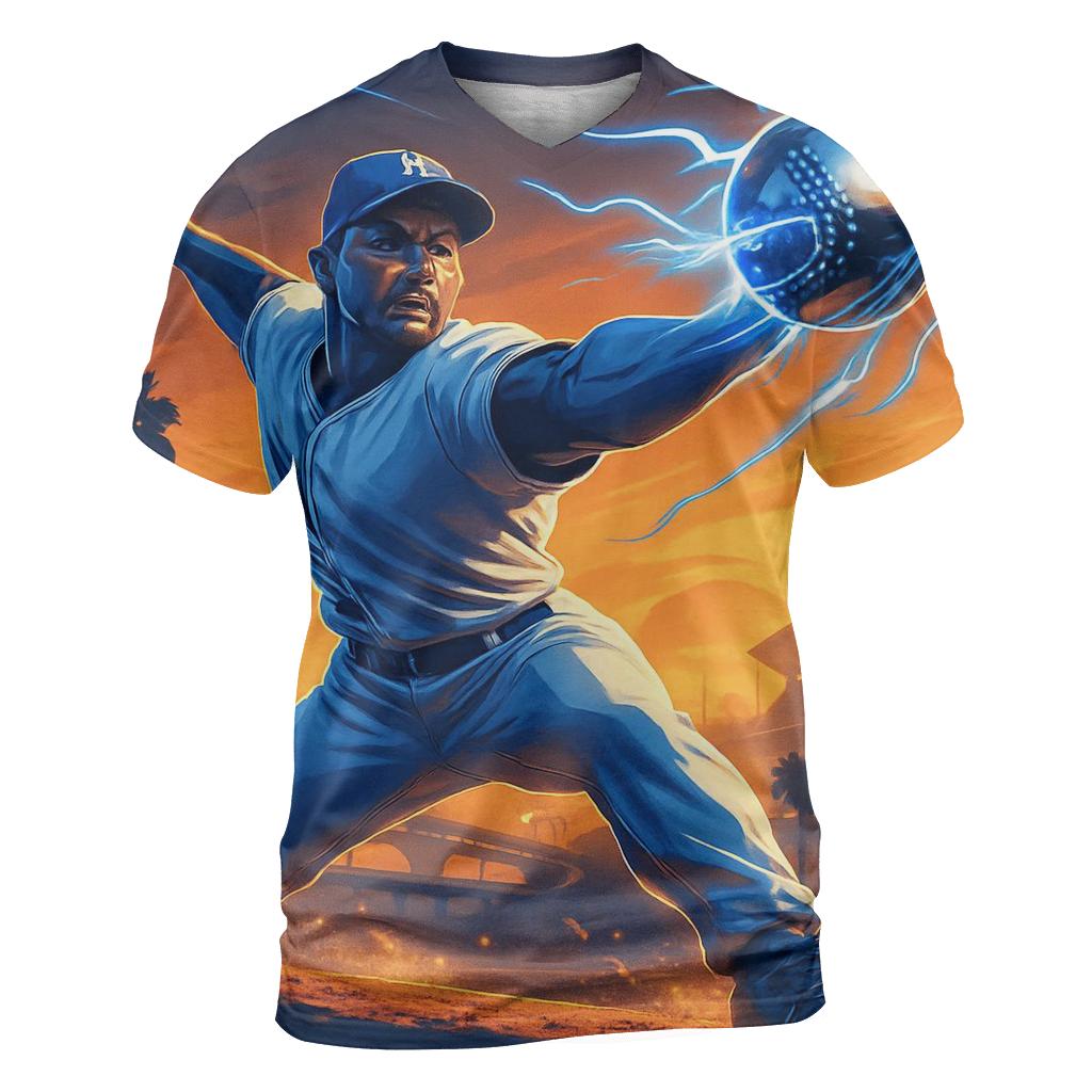 Chrome Fastball Over Sunset Freeway custom all-over print shirts