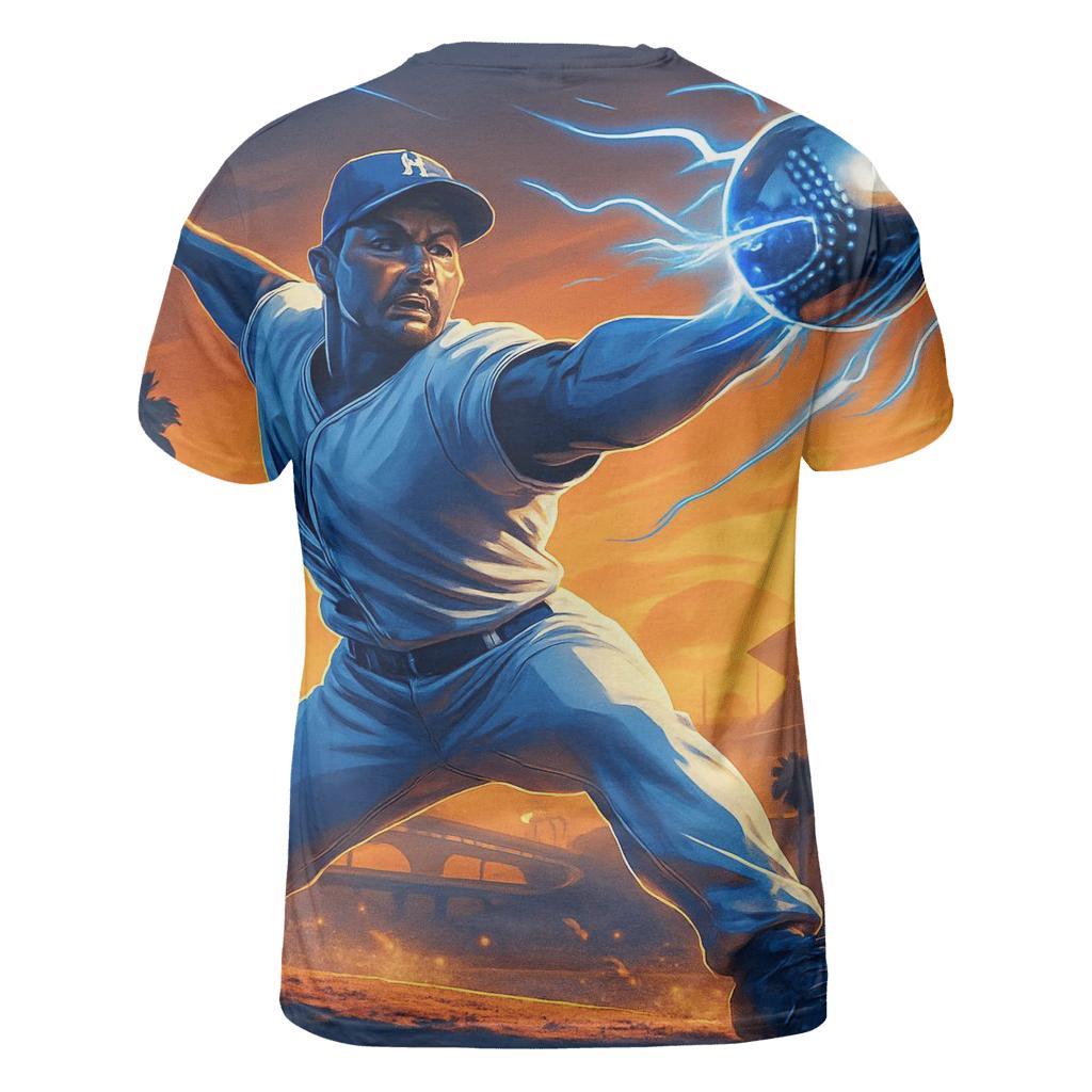 Chrome Fastball Over Sunset Freeway custom all-over print shirts