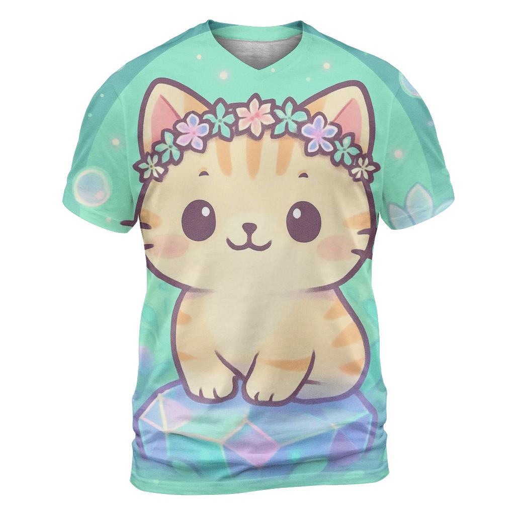 Crystal Garden Flower Crown Keeper designer pattern shirts