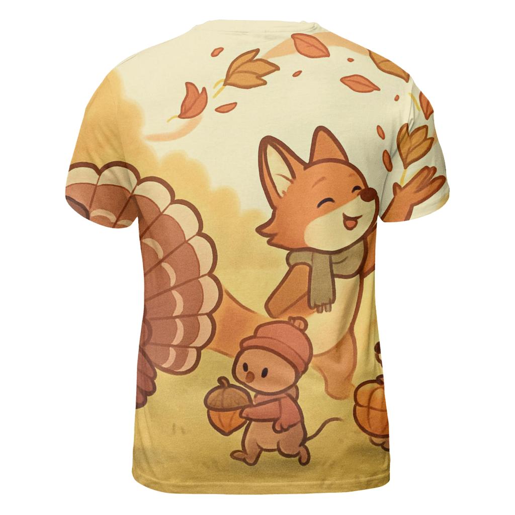 Woodland Harvest Parade At Sunlit Meadow personalized full print shirts