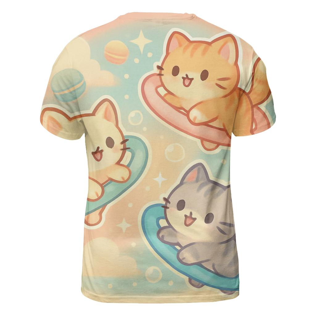 Sugar Cloud Kitten Carousel statement graphic shirts