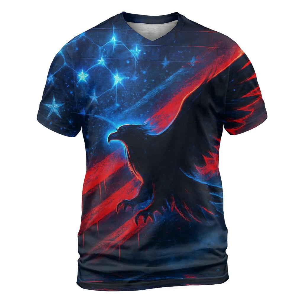 Neon Alley Star Stripes trendy printed shirt styles