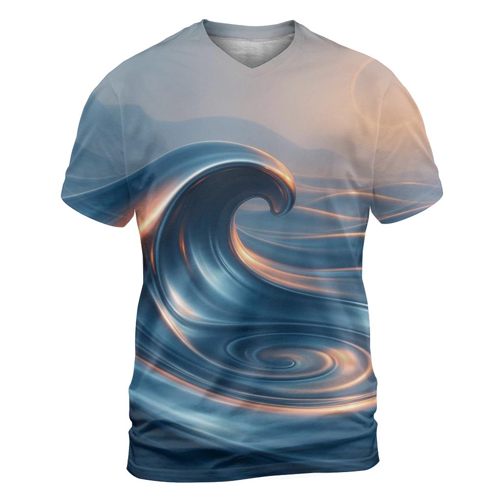 Chrome Drift Mirage Dunes statement graphic shirts