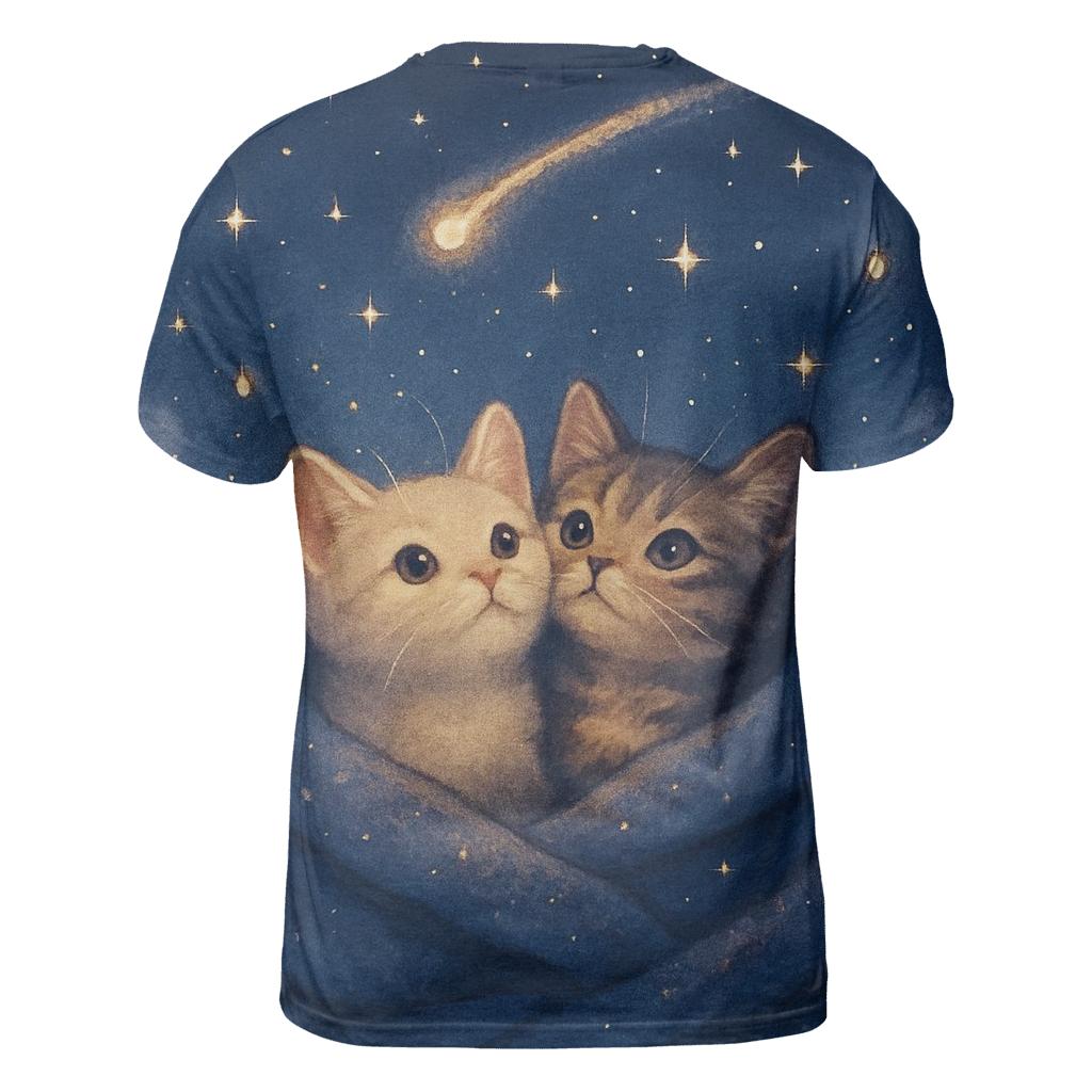 Stargazer Blanket Nest Comet Glow artistic all-over print tops