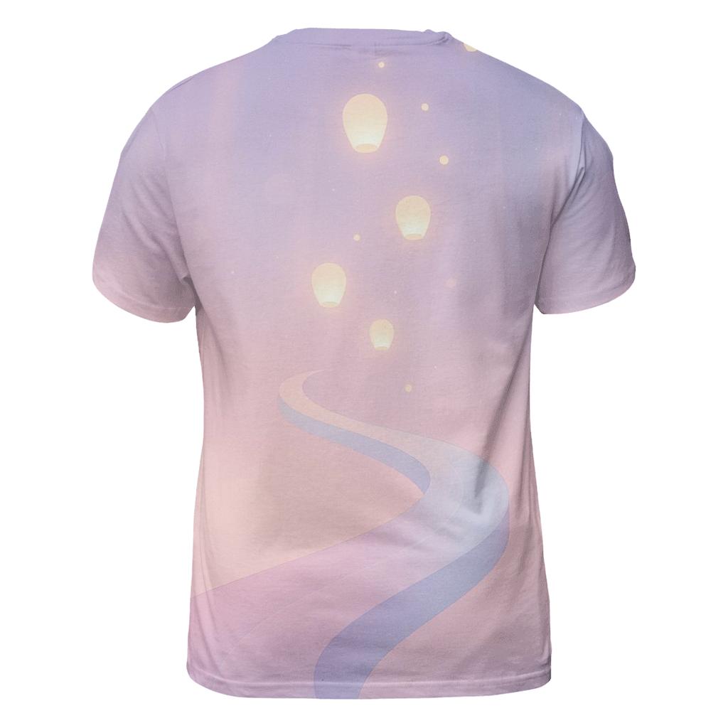 Pastel Aurora Lantern Skyway trendy printed shirt styles