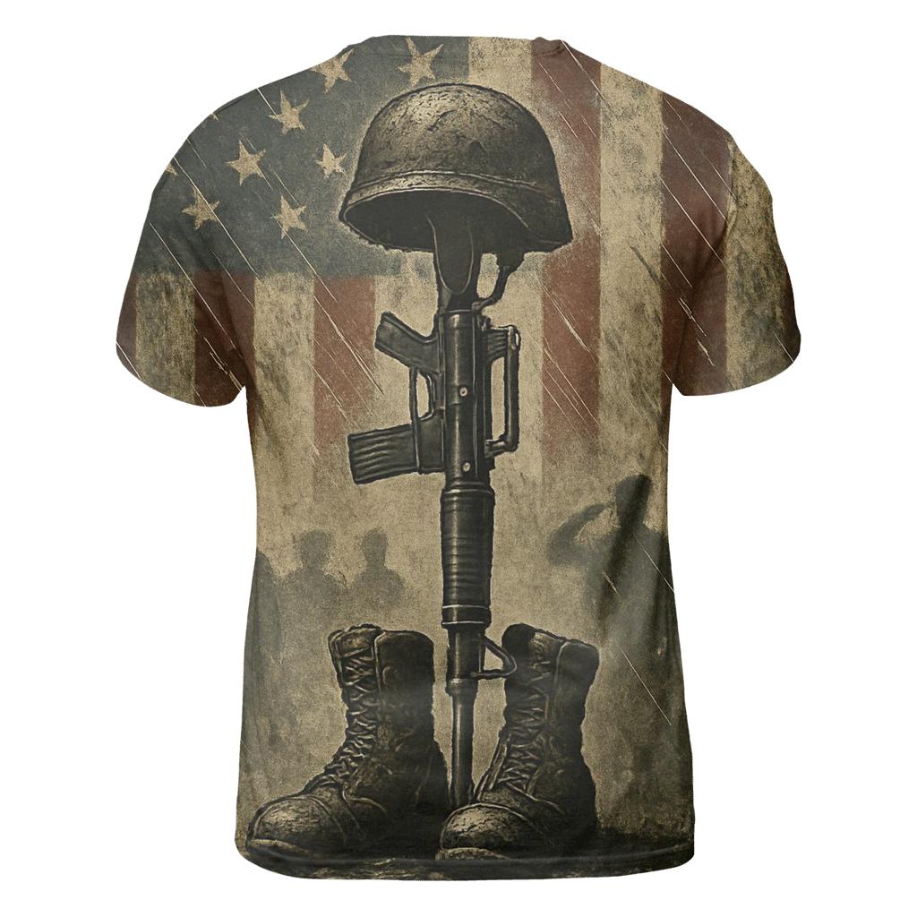 Boots Rifle Helmet Vigil In Rain Washed Colors custom all-over print shirts