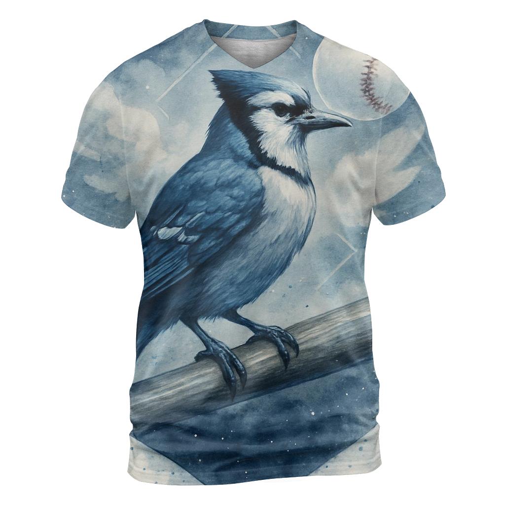Midnight Perch Bat Blue Jays Sentinel personalized full print shirts