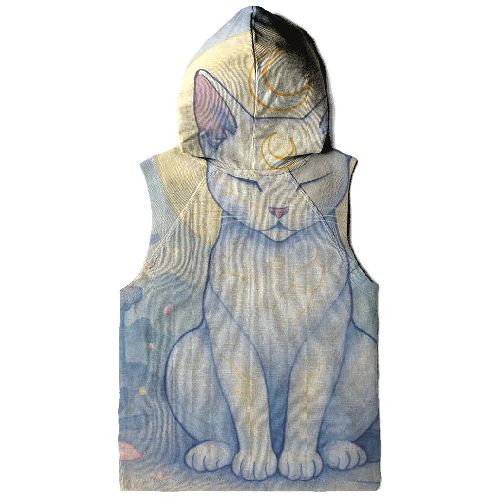 Porcelain Moon Shrine Cat hoodies fashion