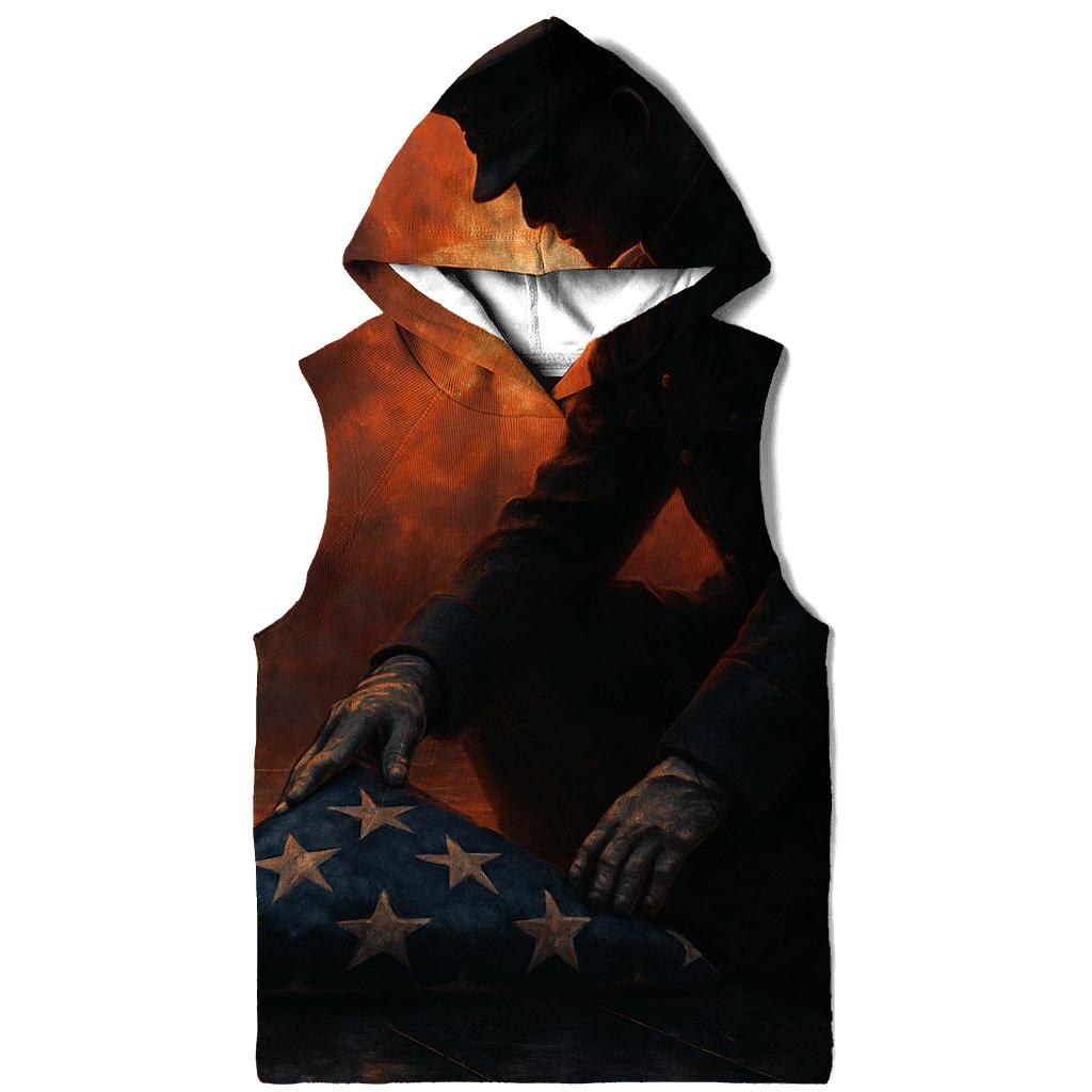 Afterglow Sentinel Over The Folded Colors premium hoodies