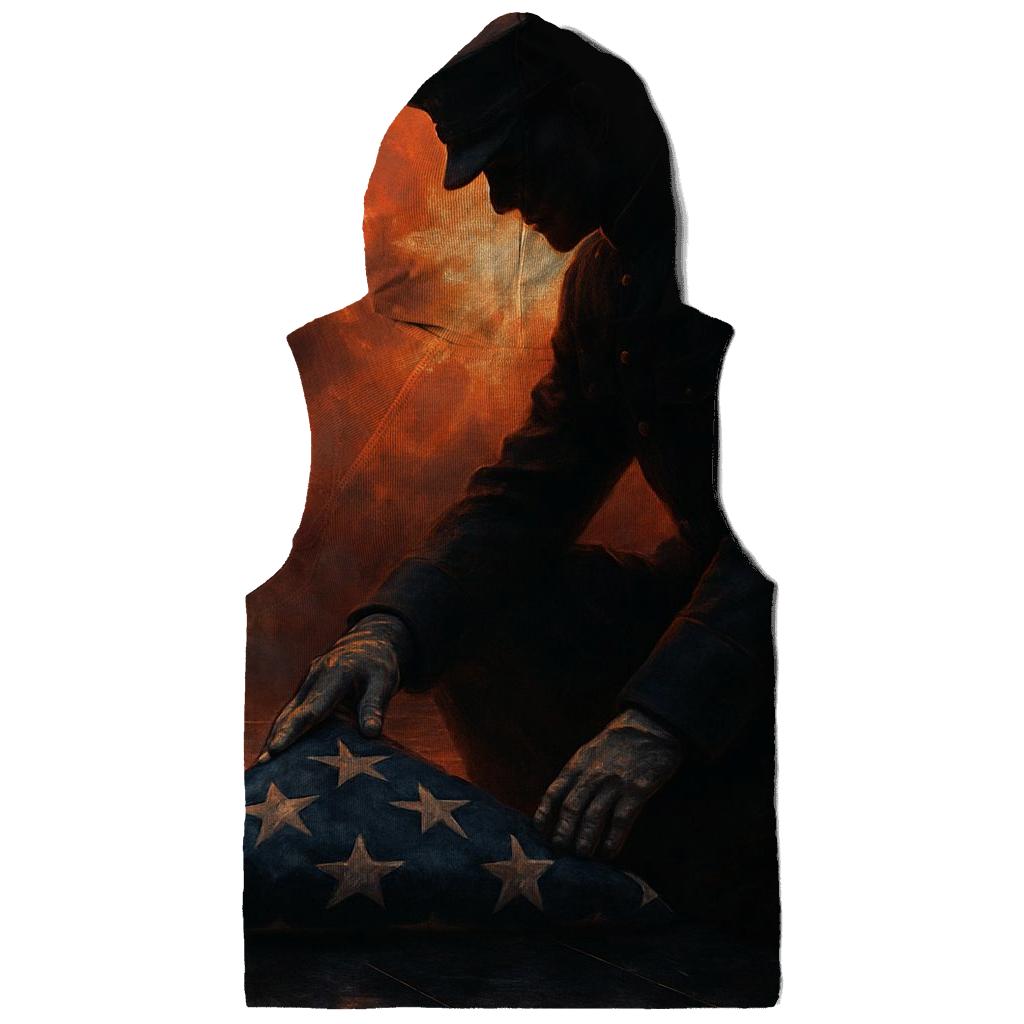 Afterglow Sentinel Over The Folded Colors premium hoodies