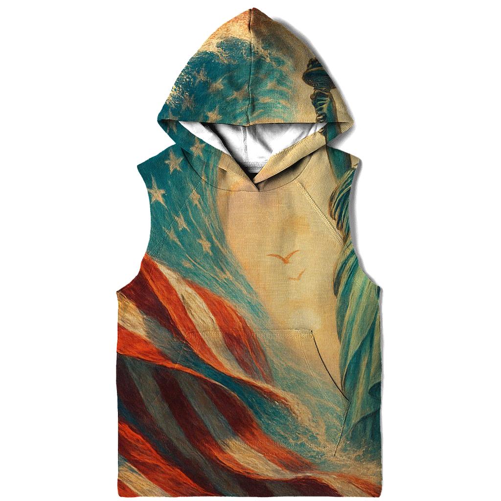 Liberty Tide Panorama embroidered hoodies