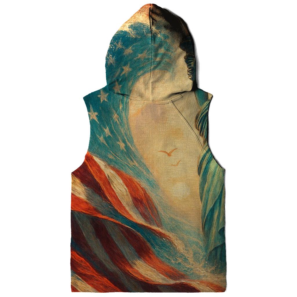 Liberty Tide Panorama embroidered hoodies