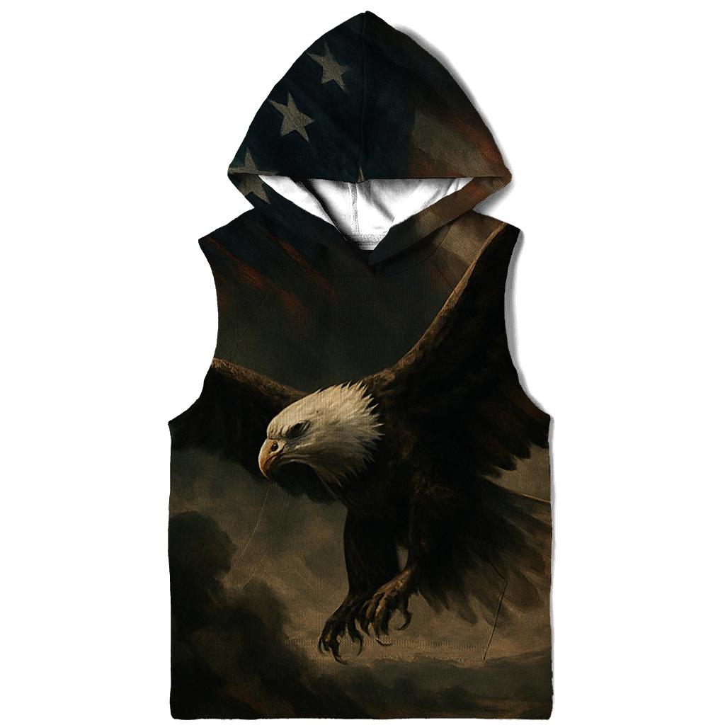 Liberty Wing Through Smoke And Stripes custom hoodies