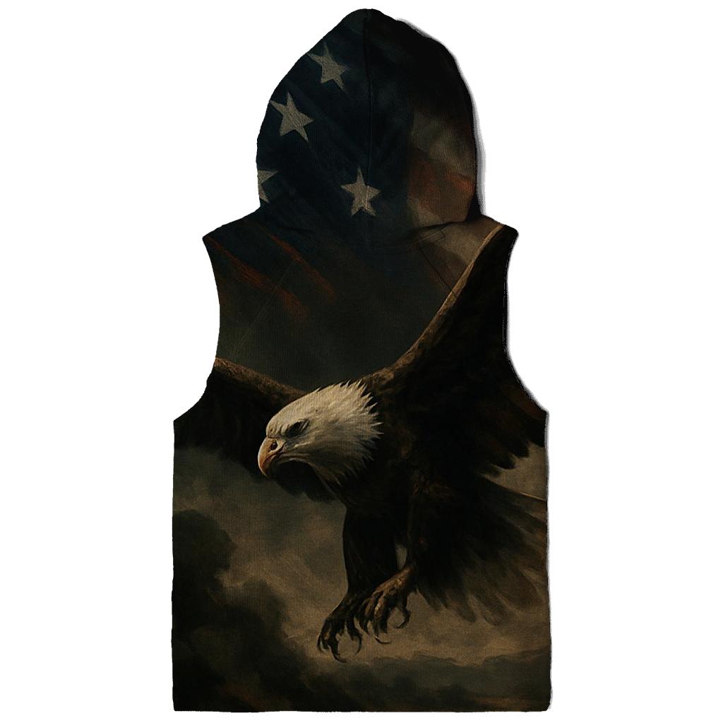 Liberty Wing Through Smoke And Stripes custom hoodies