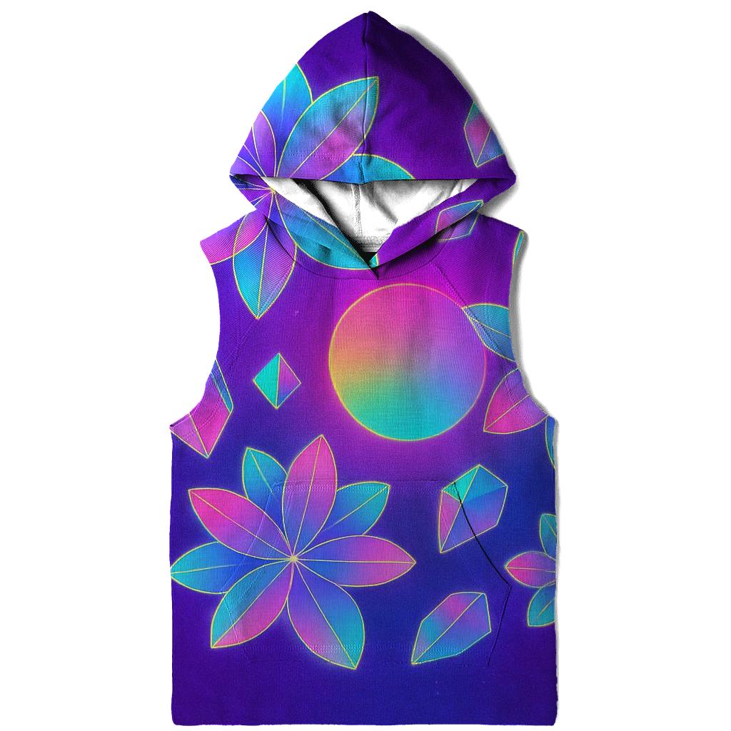 Neon Bloom Gravity Garden hoodie designs