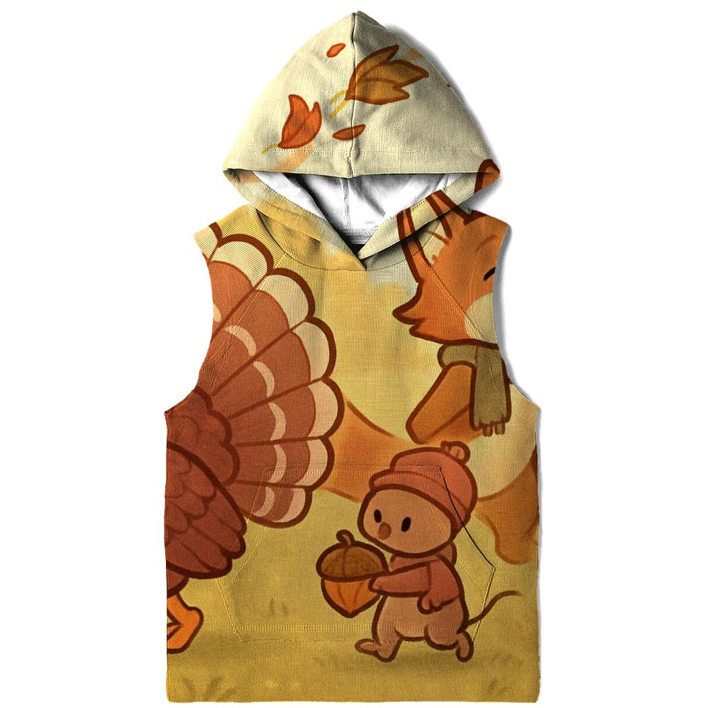 Woodland Harvest Parade At Sunlit Meadow custom hoodies