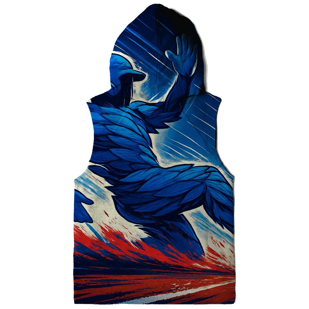 Feather Spiral Slider With Blue Jays Motion zip-up hoodies