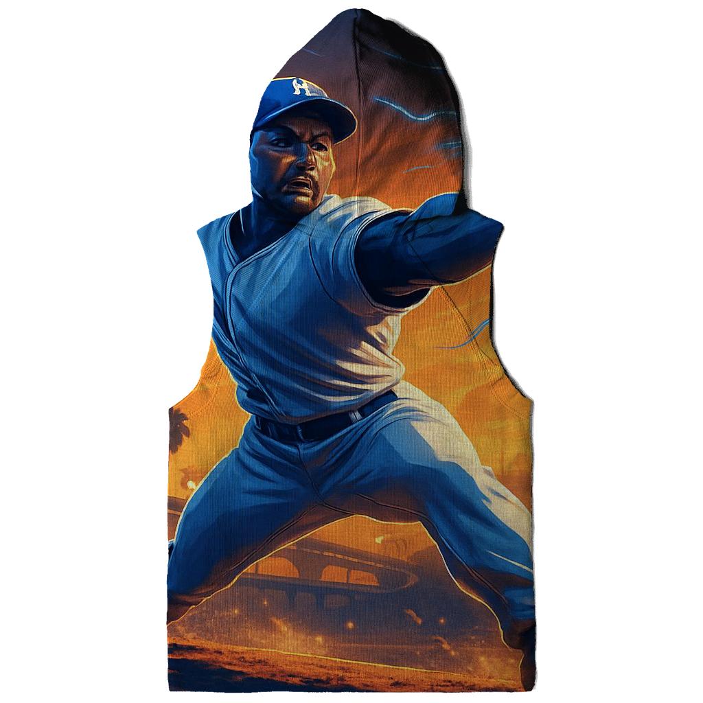 Chrome Fastball Over Sunset Freeway lightweight hoodies