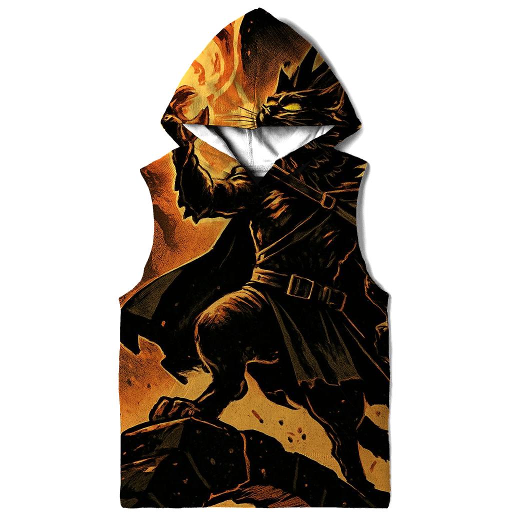 Obsidian Sun Lionheart Cat pullover hoodies