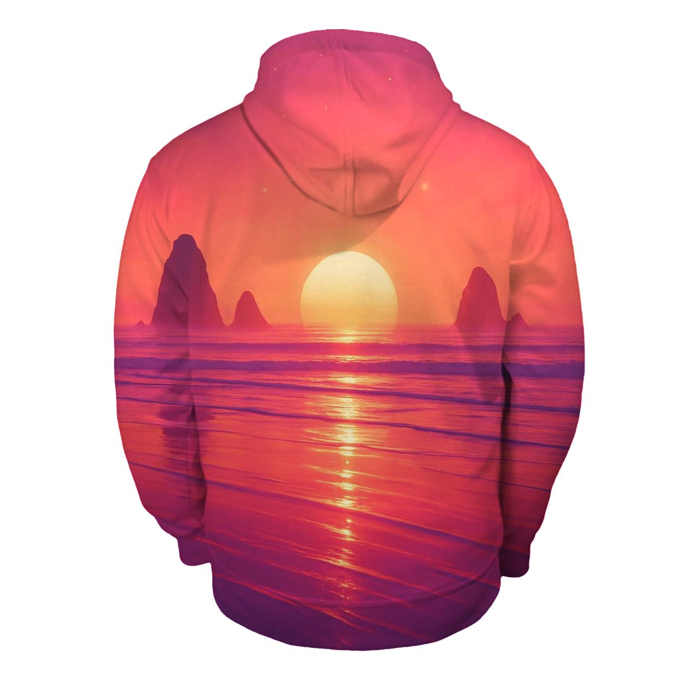 Tidal Mirror Sundown zip-up hoodies