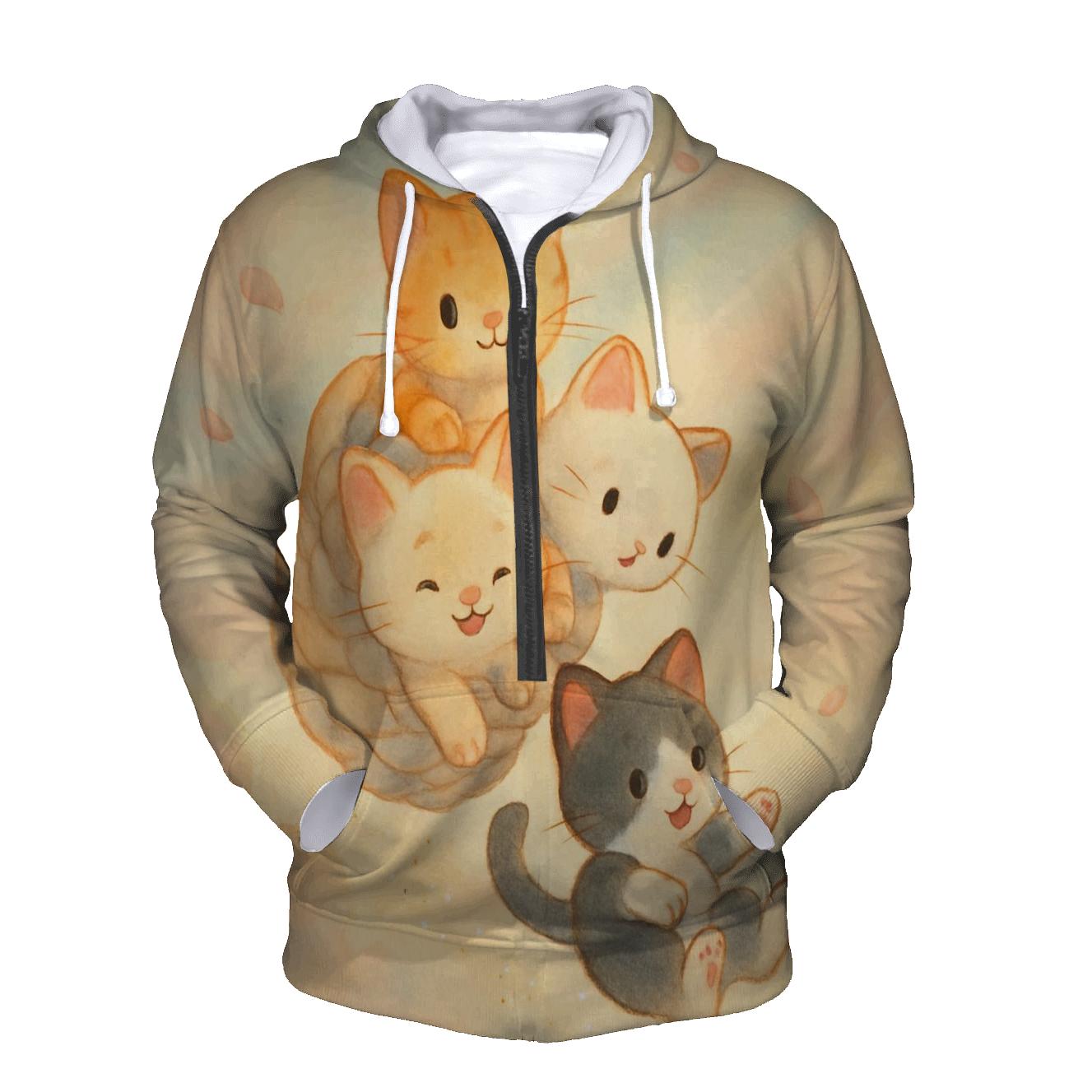 Sunrise Cloud Basket Purr Parade designer hoodies