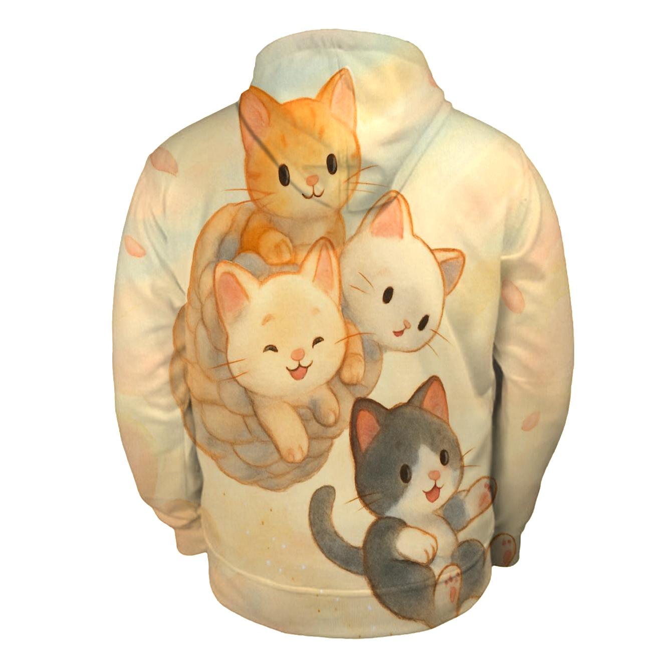 Sunrise Cloud Basket Purr Parade designer hoodies