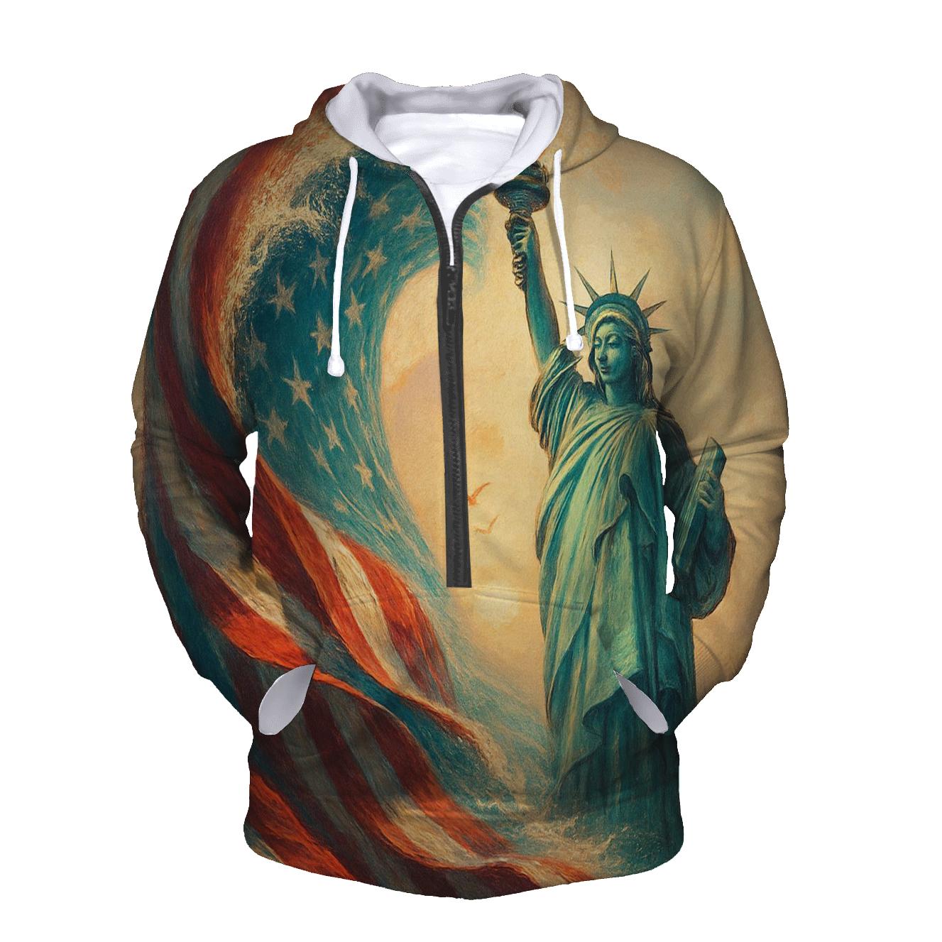 Liberty Tide Panorama custom hoodies