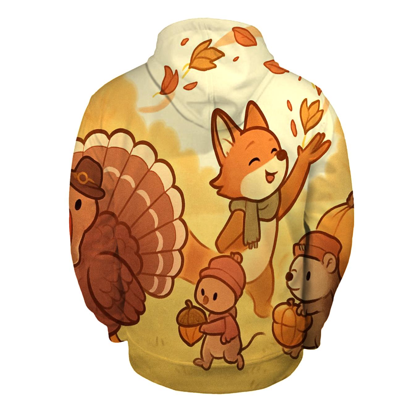 Woodland Harvest Parade At Sunlit Meadow hoodie trends
