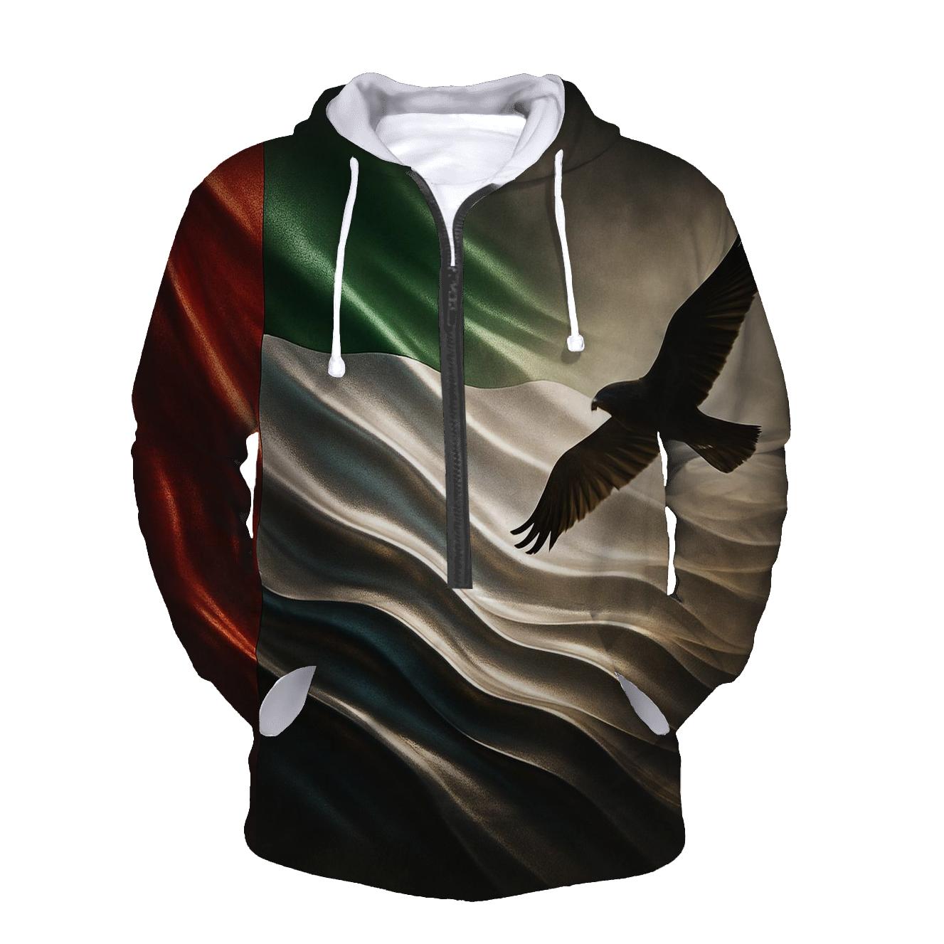 Metal Dunes Banner Of United Arab Emirates designer hoodies
