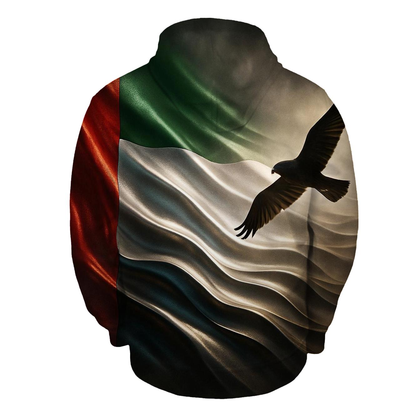 Metal Dunes Banner Of United Arab Emirates designer hoodies