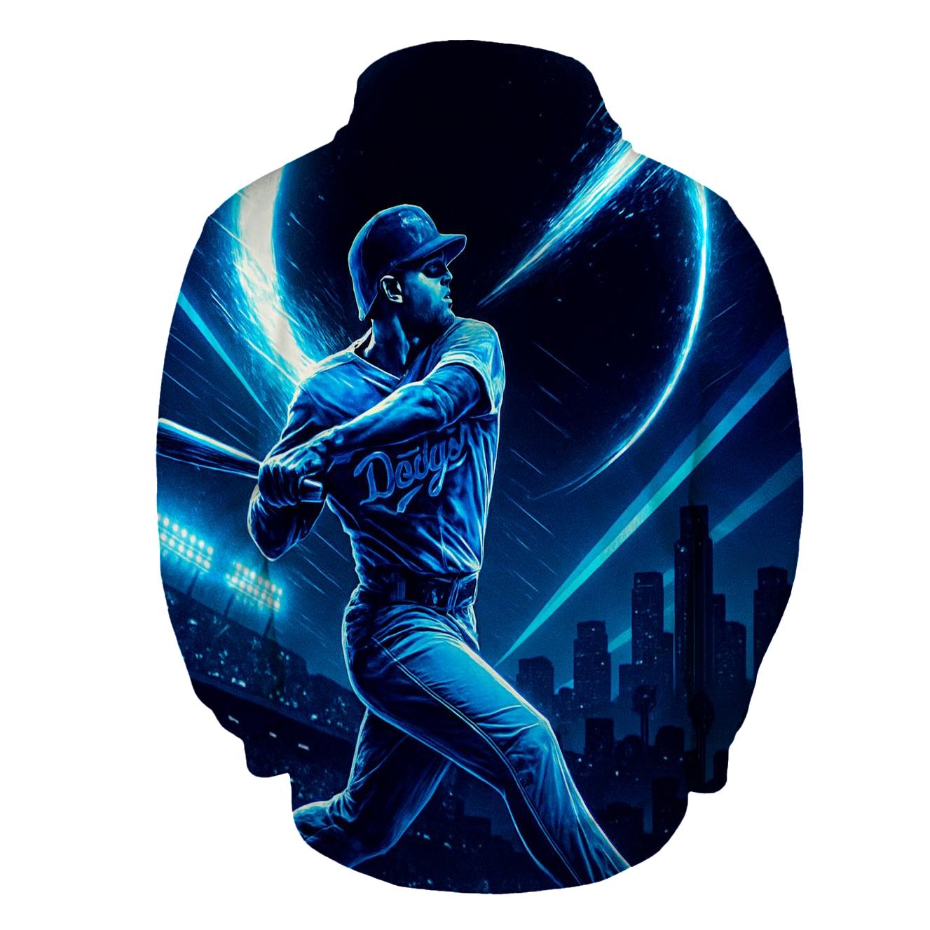 Neon Stadium Eclipse Slam printed hoodies