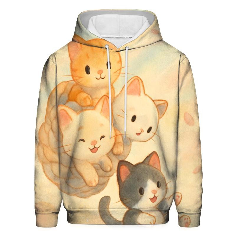 Sunrise Cloud Basket Purr Parade custom hoodies