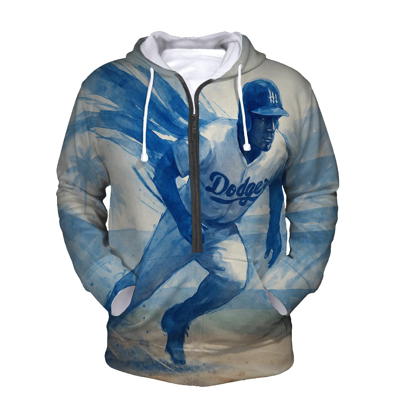 Watercolor Rally Wave Sprint premium hoodies