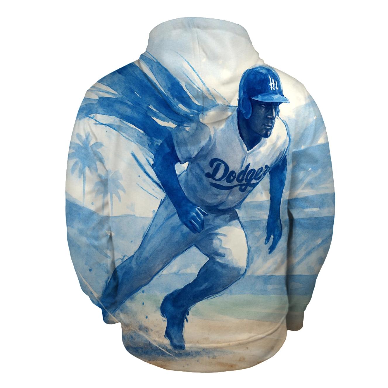 Watercolor Rally Wave Sprint premium hoodies