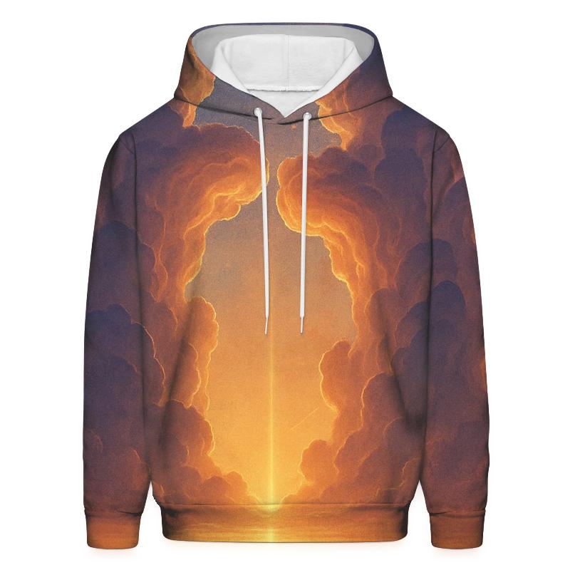 Cloud Cathedral Afterglow zip-up hoodies