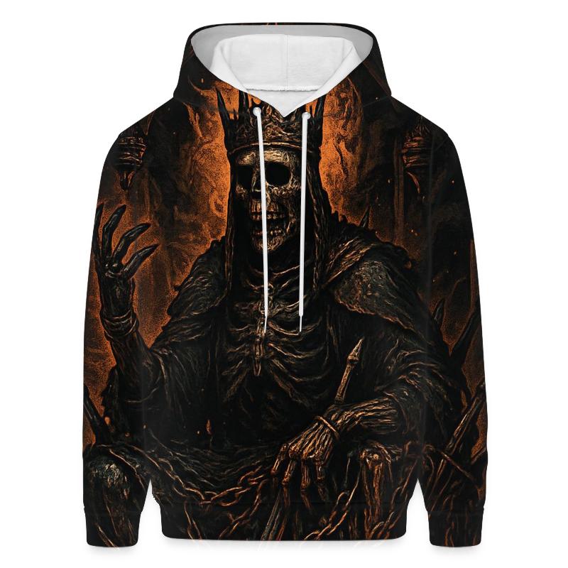Crowned Wraith King On The Furnace Throne hoodie trends