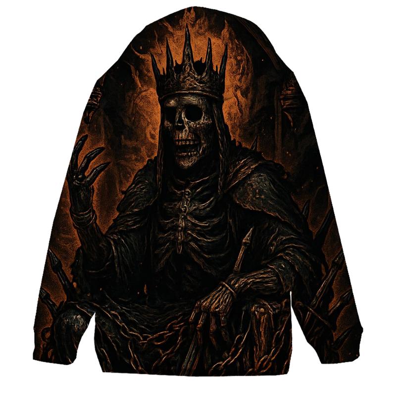 Crowned Wraith King On The Furnace Throne hoodie trends