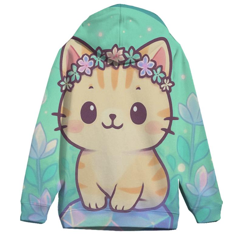 Crystal Garden Flower Crown Keeper premium hoodies