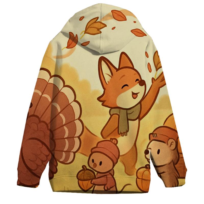 Woodland Harvest Parade At Sunlit Meadow pullover hoodies