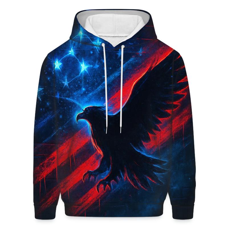 Neon Alley Star Stripes heavyweight hoodies