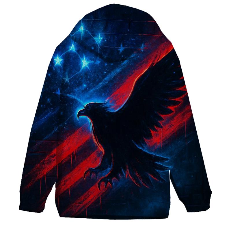Neon Alley Star Stripes heavyweight hoodies