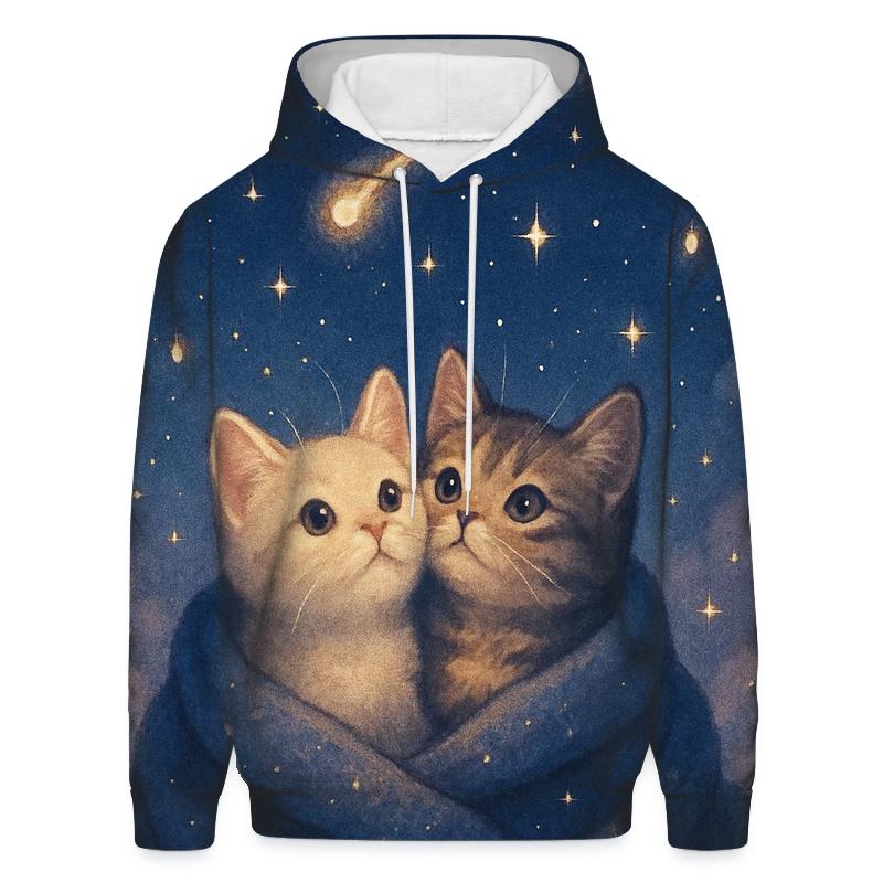 Stargazer Blanket Nest Comet Glow graphic hoodies