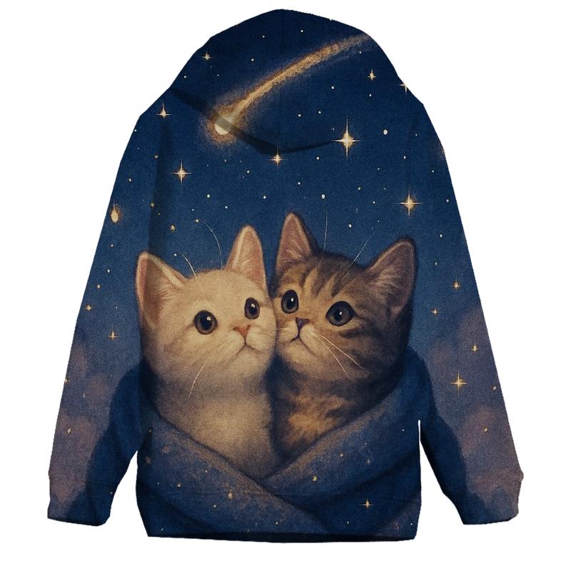 Stargazer Blanket Nest Comet Glow graphic hoodies