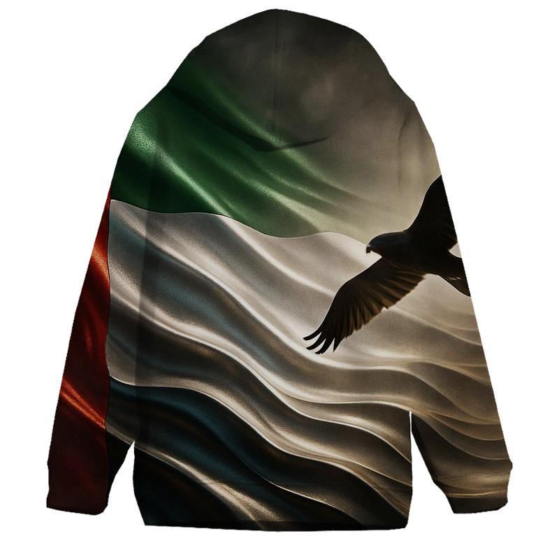 Metal Dunes Banner Of United Arab Emirates hoodie styles