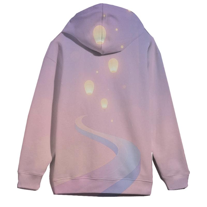 Pastel Aurora Lantern Skyway hoodie styles