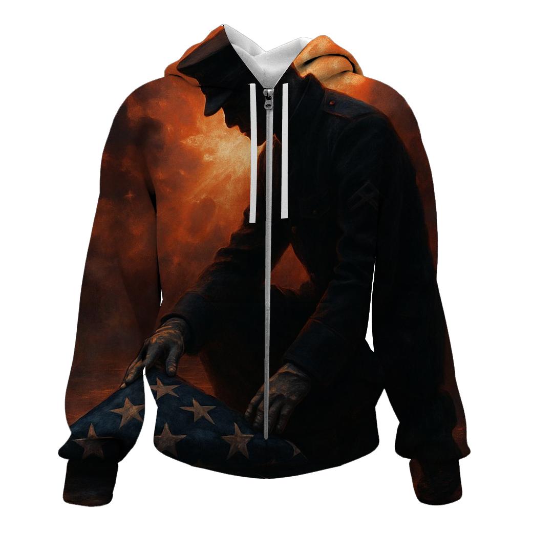 Afterglow Sentinel Over The Folded Colors lightweight hoodies