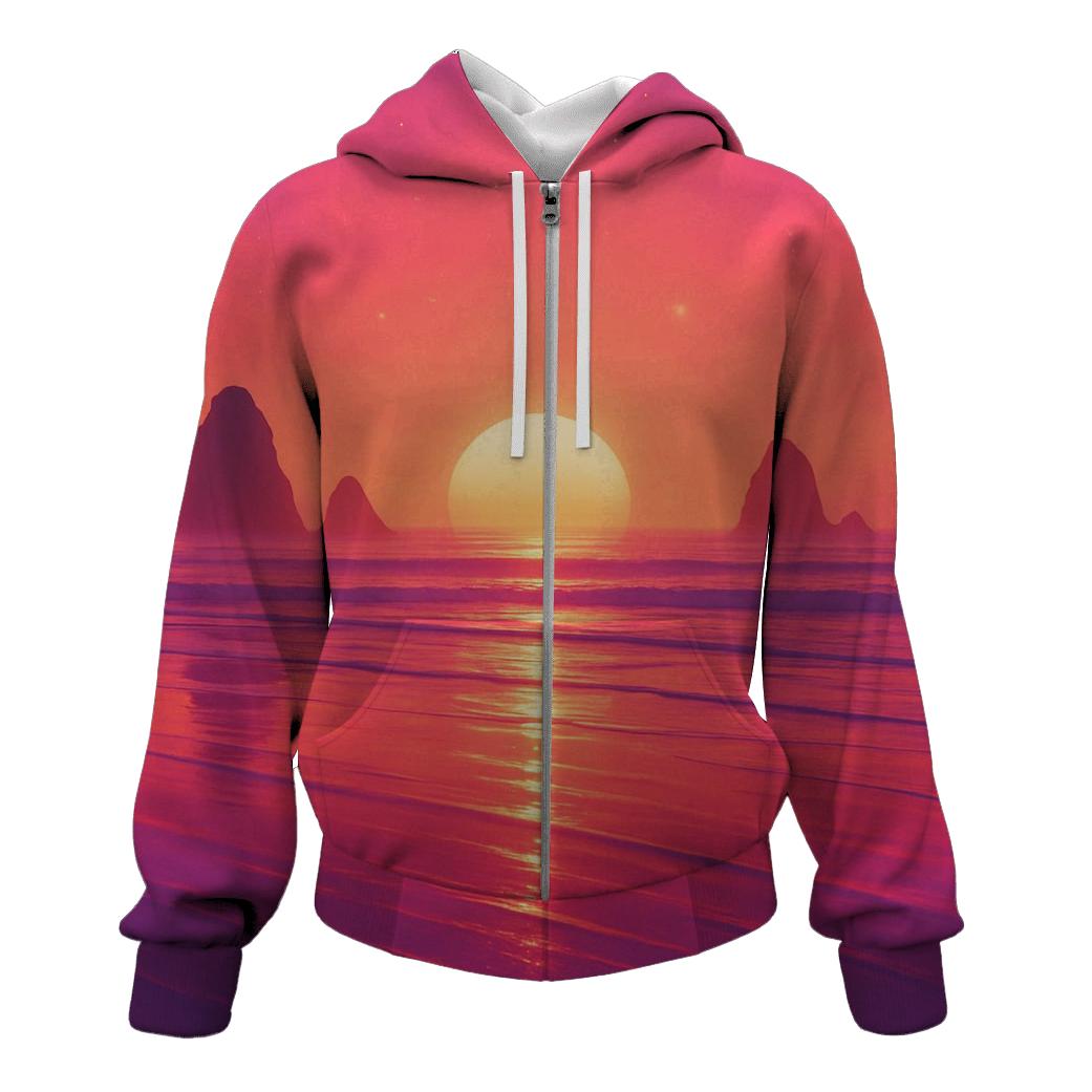 Tidal Mirror Sundown pullover hoodies