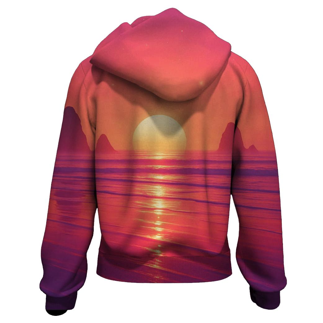 Tidal Mirror Sundown pullover hoodies